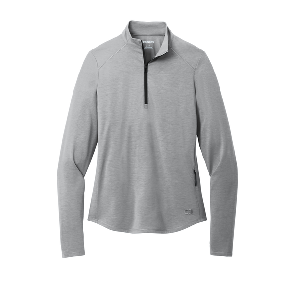OGIO® Motion Tri-Blend Ladies' Performance 1/4-Zip
