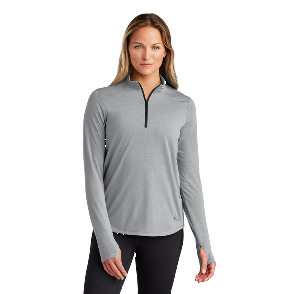 OGIO® Motion Tri-Blend Ladies' Performance 1/4-Zip