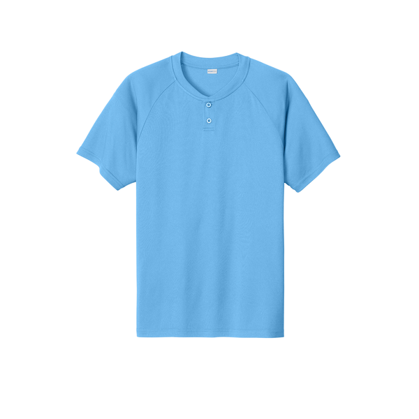 Sport-Tek® PosiCharge® Competitor™ 2-Button Poly Men's Henley