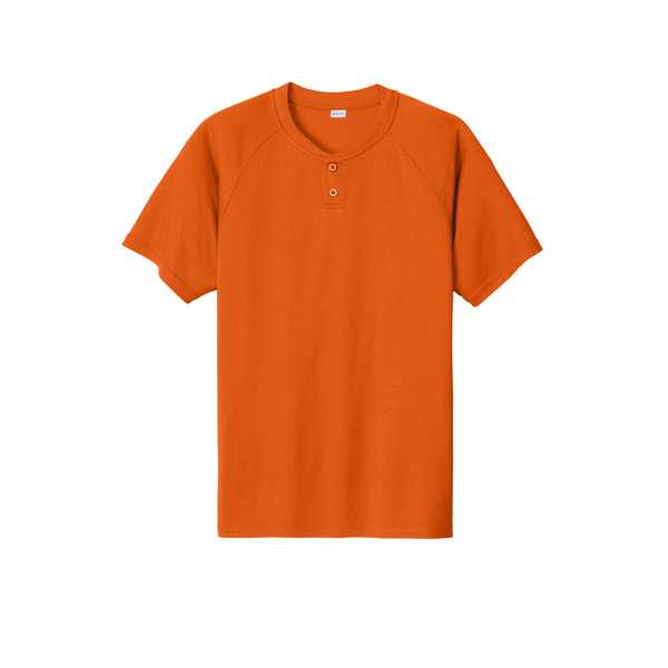 Sport-Tek® PosiCharge® Competitor™ 2-Button Poly Men's Henley