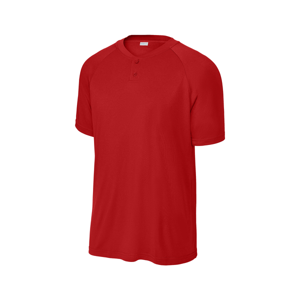 Sport-Tek® PosiCharge® Competitor™ 2-Button Poly Men's Henley