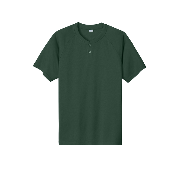 Sport-Tek® PosiCharge® Competitor™ 2-Button Poly Men's Henley