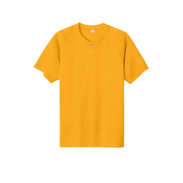 Sport-Tek® PosiCharge® Competitor™ 2-Button Poly Men's Henley
