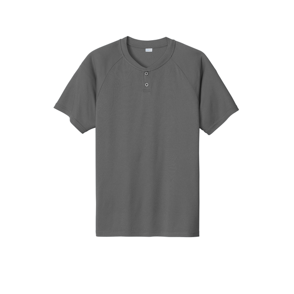 Sport-Tek® PosiCharge® Competitor™ 2-Button Poly Men's Henley