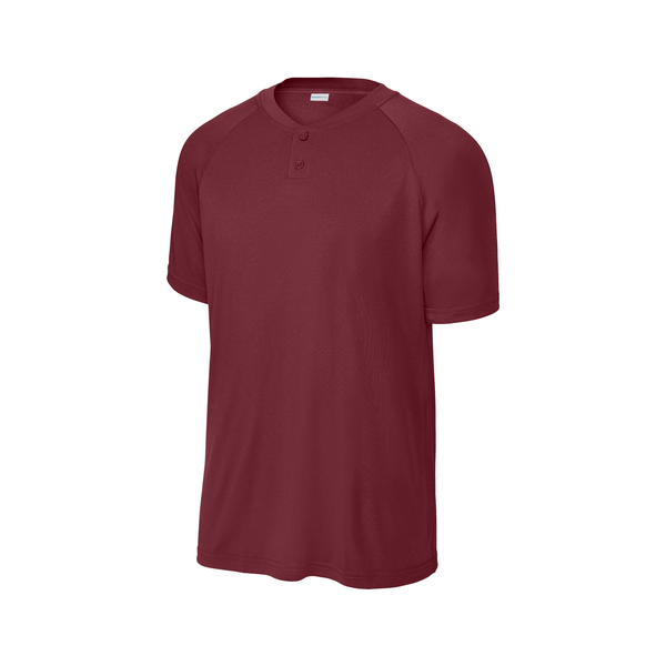 Sport-Tek® PosiCharge® Competitor™ 2-Button Poly Men's Henley
