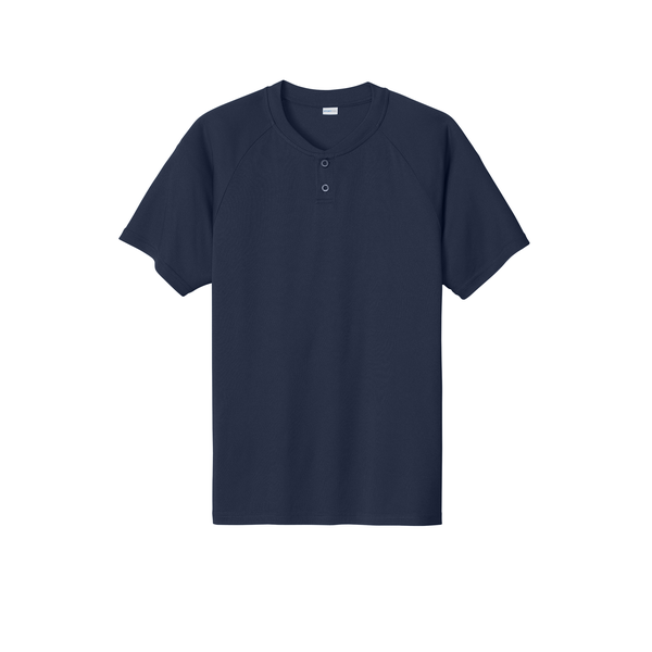 Sport-Tek® PosiCharge® Competitor™ 2-Button Poly Men's Henley