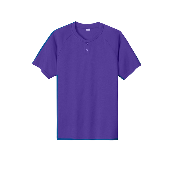 Sport-Tek® PosiCharge® Competitor™ 2-Button Poly Men's Henley
