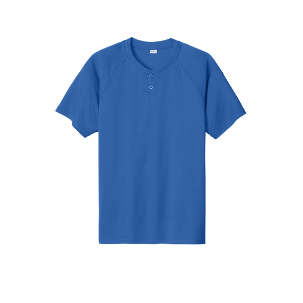 Sport-Tek® PosiCharge® Competitor™ 2-Button Poly Men's Henley