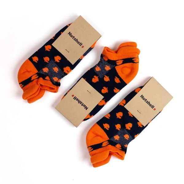 Custom Knit Athletic Nylon Performance No-Show Ankle Socks