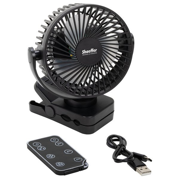 Zephyr Clip Fan w/ Power Bank, Light & Remote Control