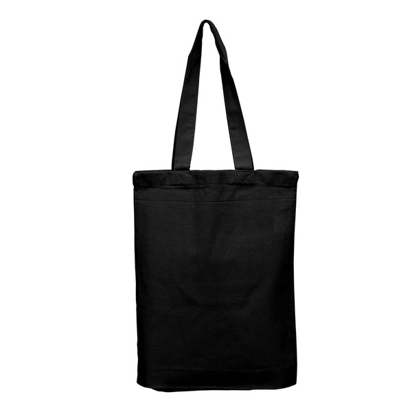 Lightweight Colored Cotton Tote Bag with Bottom Gusset