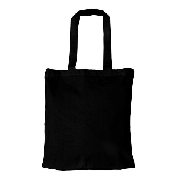 Medium Colored Cotton Tote Bag with Bottom Gusset