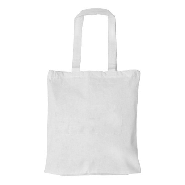 Medium Colored Cotton Tote Bag with Bottom Gusset