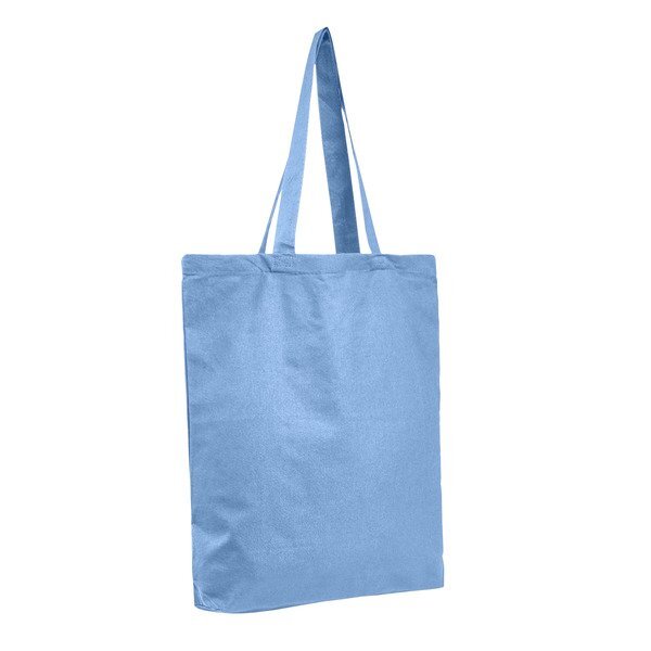 Economical Colored Tote Bag with Bottom Gusset