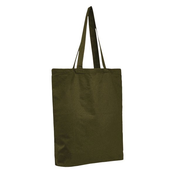 Economical Colored Tote Bag with Bottom Gusset