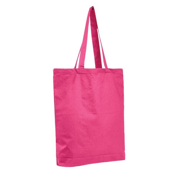 Economical Colored Tote Bag with Bottom Gusset