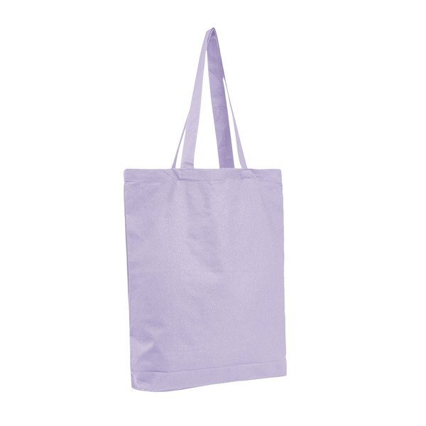 Economical Colored Tote Bag with Bottom Gusset