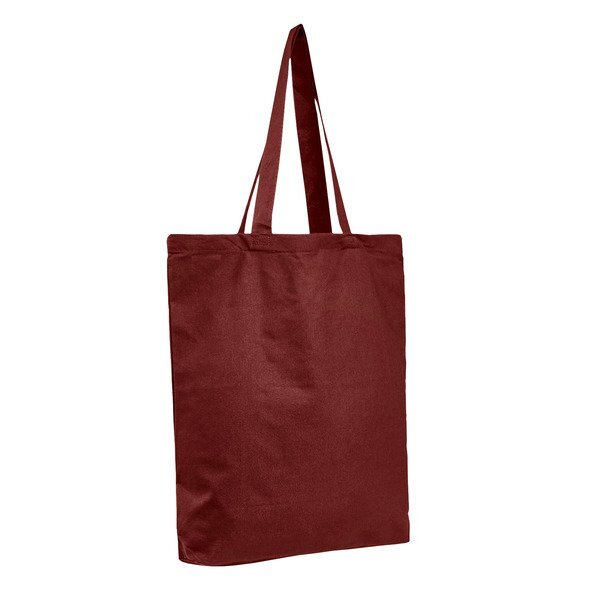 Economical Colored Tote Bag with Bottom Gusset