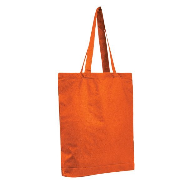 Economical Colored Tote Bag with Bottom Gusset