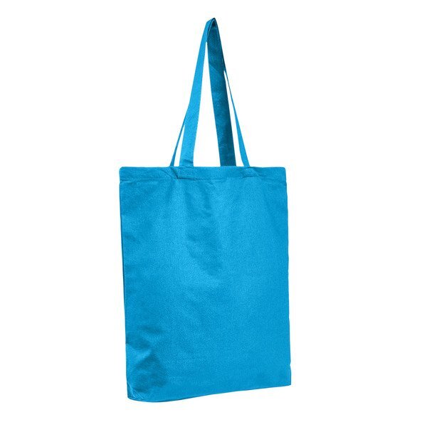 Economical Colored Tote Bag with Bottom Gusset