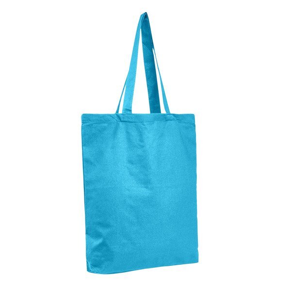 Economical Colored Tote Bag with Bottom Gusset