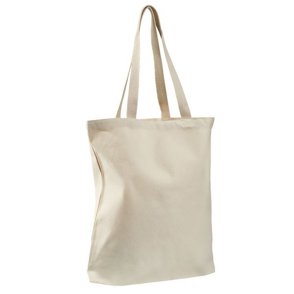 Promotional Natural Tote bag with Bottom Gusset
