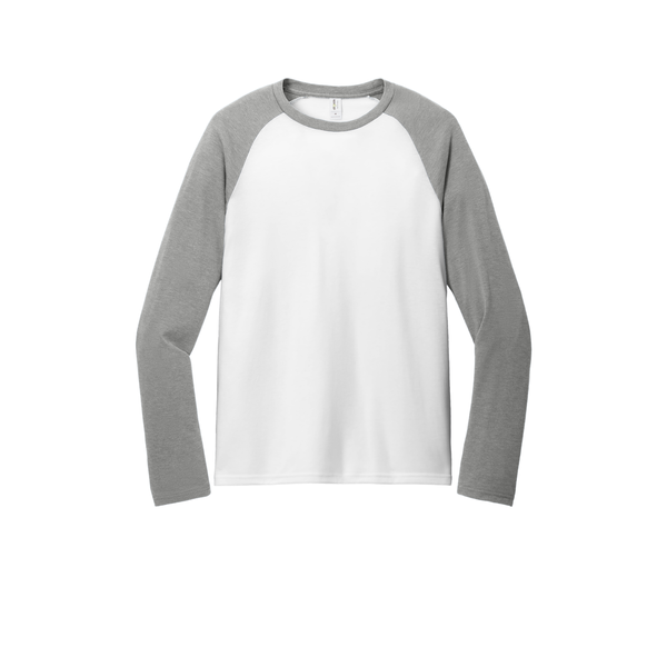 Allmade® Tri-Blend Long Sleeve Colorblock Raglan Unisex Tee