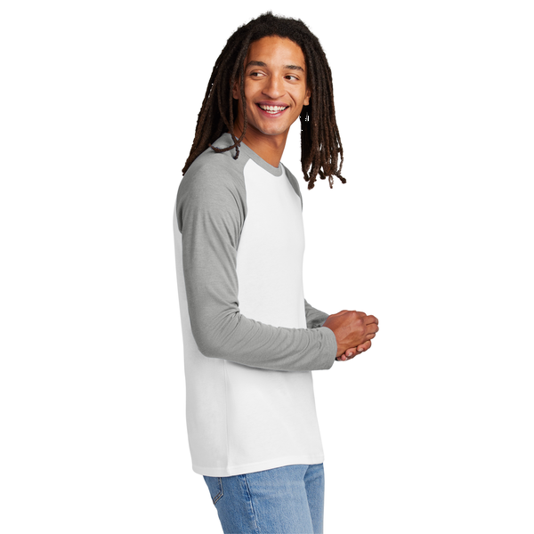 Allmade® Tri-Blend Long Sleeve Colorblock Raglan Unisex Tee