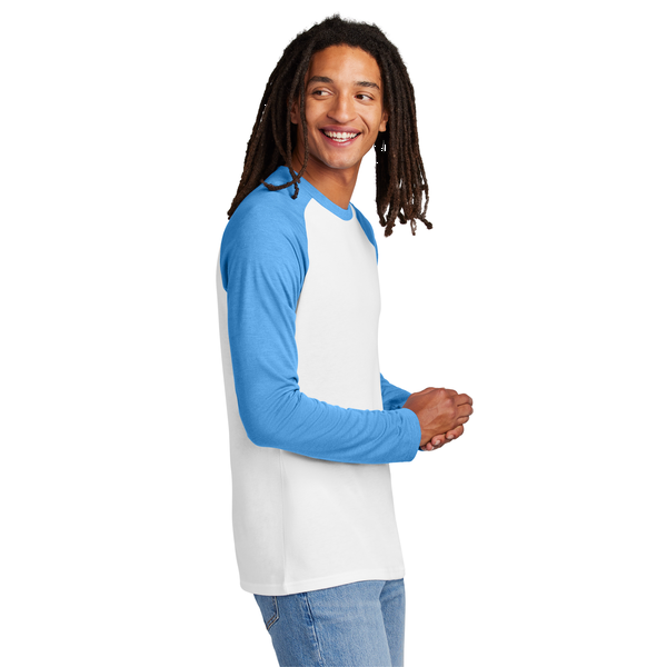 Allmade® Tri-Blend Long Sleeve Colorblock Raglan Unisex Tee