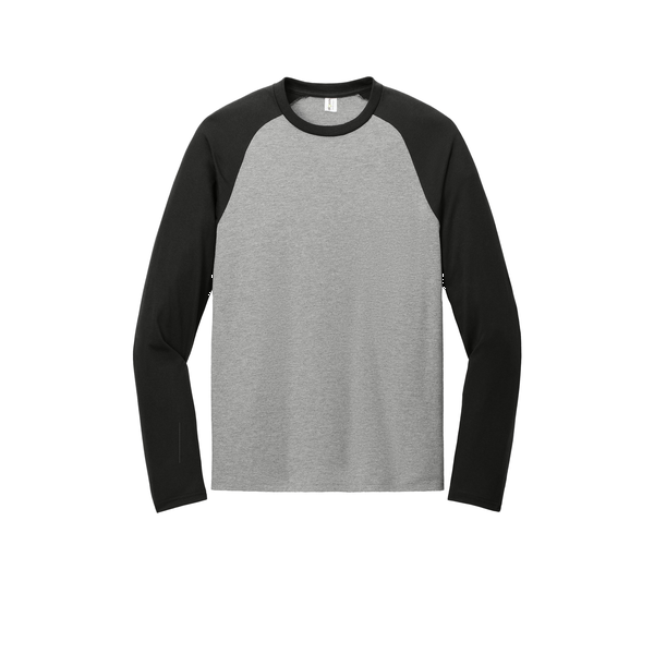 Allmade® Tri-Blend Long Sleeve Colorblock Raglan Unisex Tee