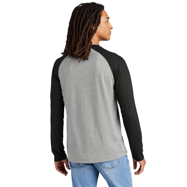 Allmade® Tri-Blend Long Sleeve Colorblock Raglan Unisex Tee