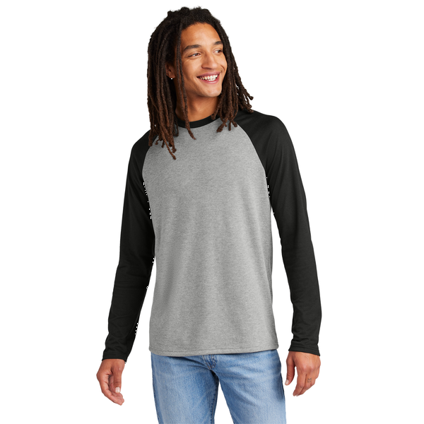 Allmade® Tri-Blend Long Sleeve Colorblock Raglan Unisex Tee