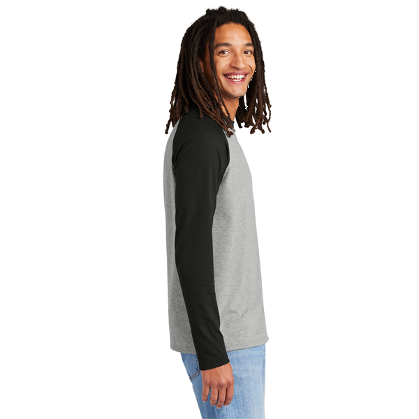 Allmade® Tri-Blend Long Sleeve Colorblock Raglan Unisex Tee