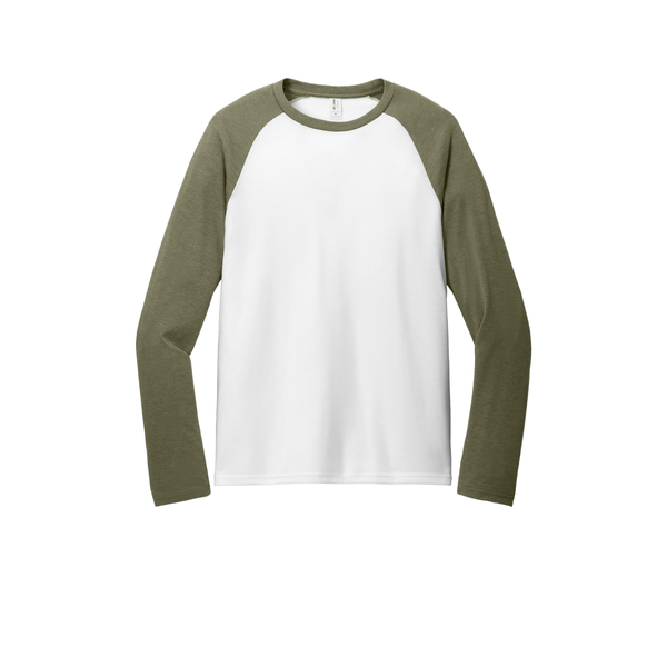 Allmade® Tri-Blend Long Sleeve Colorblock Raglan Unisex Tee
