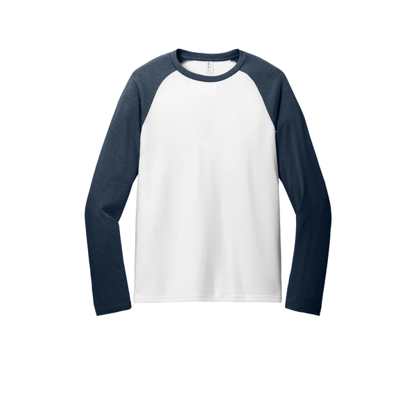 Allmade® Tri-Blend Long Sleeve Colorblock Raglan Unisex Tee