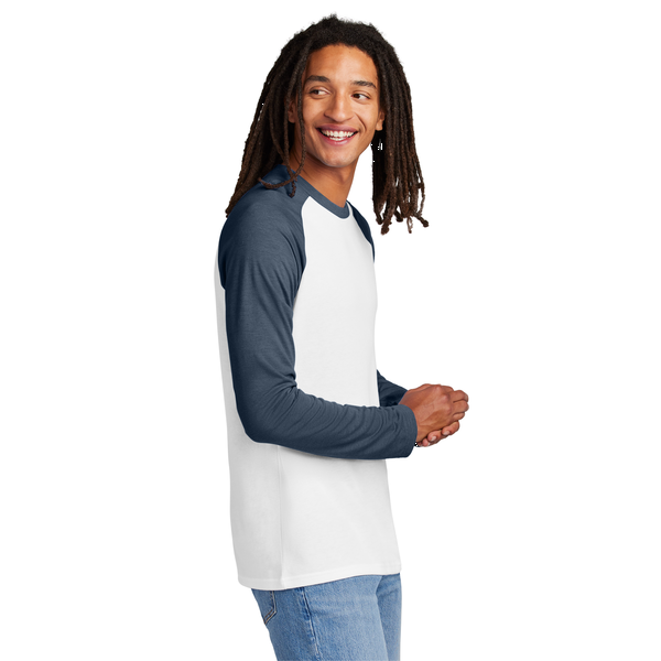 Allmade® Tri-Blend Long Sleeve Colorblock Raglan Unisex Tee