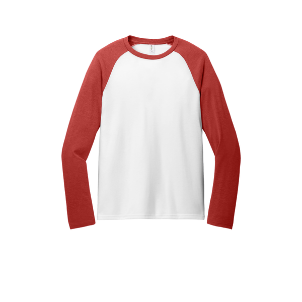 Allmade® Tri-Blend Long Sleeve Colorblock Raglan Unisex Tee
