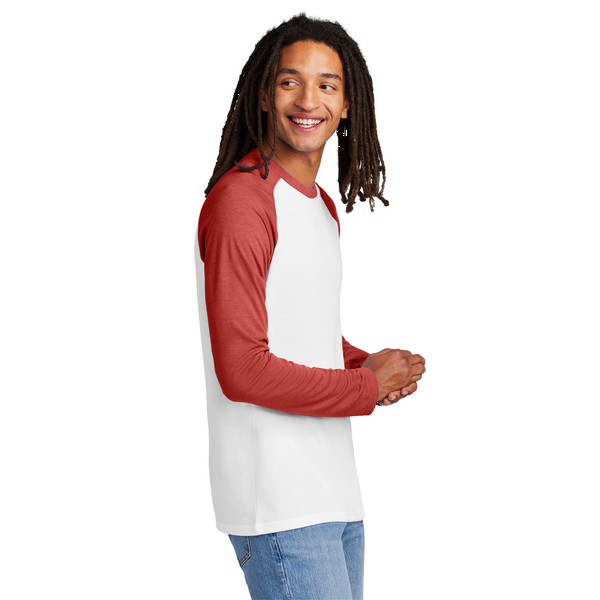 Allmade® Tri-Blend Long Sleeve Colorblock Raglan Unisex Tee