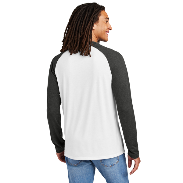 Allmade® Tri-Blend Long Sleeve Colorblock Raglan Unisex Tee