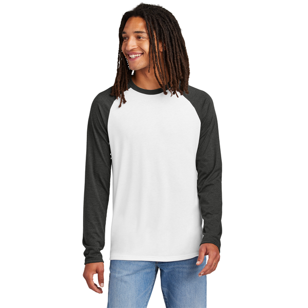 Allmade® Tri-Blend Long Sleeve Colorblock Raglan Unisex Tee