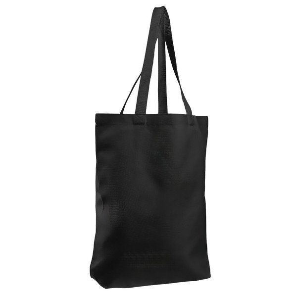 Promotional Black Tote bag with Bottom Gusset