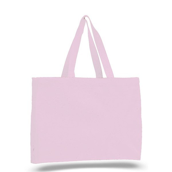 Colored Cotton Tote and Go Bag