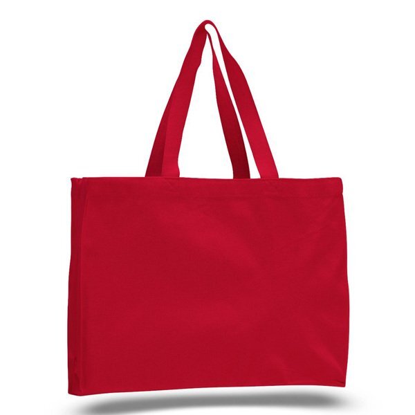 Colored Cotton Tote and Go Bag