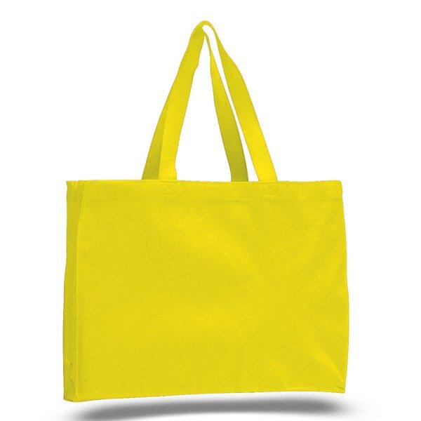 Colored Cotton Tote and Go Bag