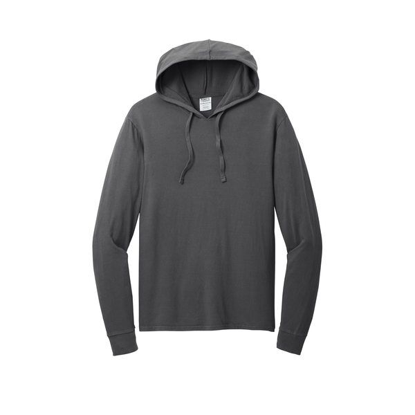 Port & Company® Beach Wash® Garment-Dyed Ring Spun Cotton Pullover Unisex Hooded Tee