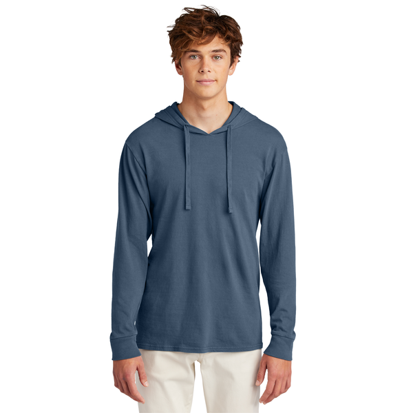 Port & Company® Beach Wash® Garment-Dyed Ring Spun Cotton Pullover Unisex Hooded Tee