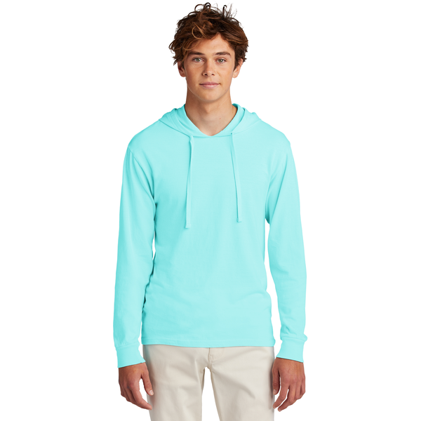 Port & Company® Beach Wash® Garment-Dyed Ring Spun Cotton Pullover Unisex Hooded Tee