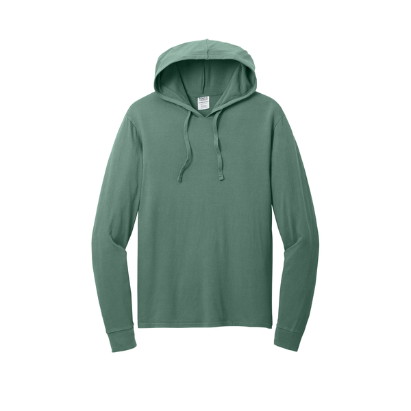 Port & Company® Beach Wash® Garment-Dyed Ring Spun Cotton Pullover Unisex Hooded Tee