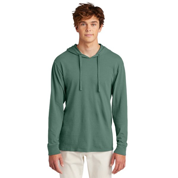 Port & Company® Beach Wash® Garment-Dyed Ring Spun Cotton Pullover Unisex Hooded Tee