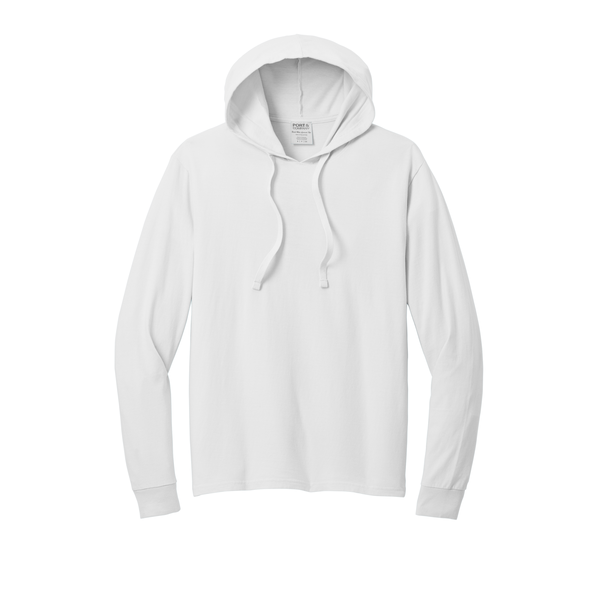 Port & Company® Beach Wash® Garment-Dyed Ring Spun Cotton Pullover Unisex Hooded Tee